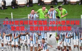 2026世界杯冠军竞猜-2026世界杯冠军竞猜，足球盛宴的终极猜想